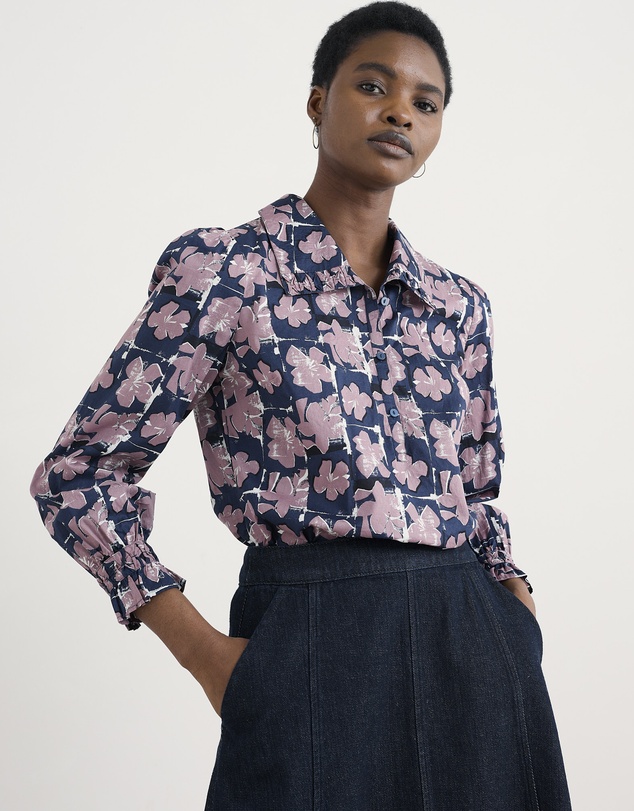 Seasalt - Seasalt Cornwall Navy Ysella Top