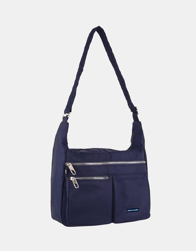 Pierre Cardin - Pierre Cardin Nylon Anti-Theft Cross Body Bag