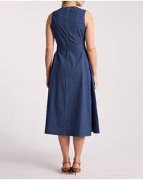 David Lawrence - Noa Chambray Midi Dress