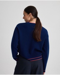 Oxford - Harper Contrast Trim Knit