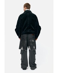 Andersson Bell - Rugged Denim-Inset Sweatpants - Unisex