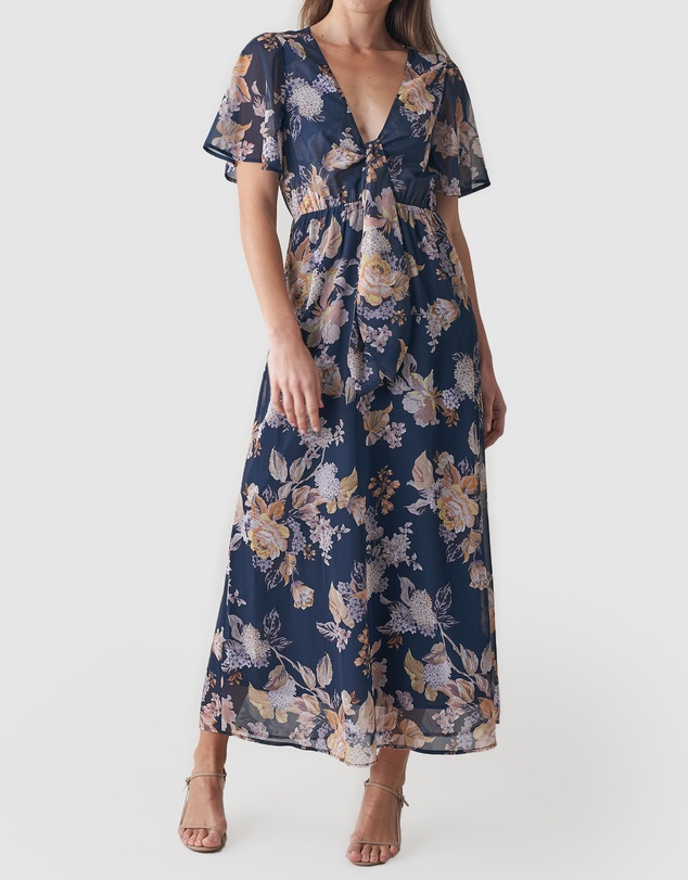Amelius - La Seyne Tie Maxi Dress