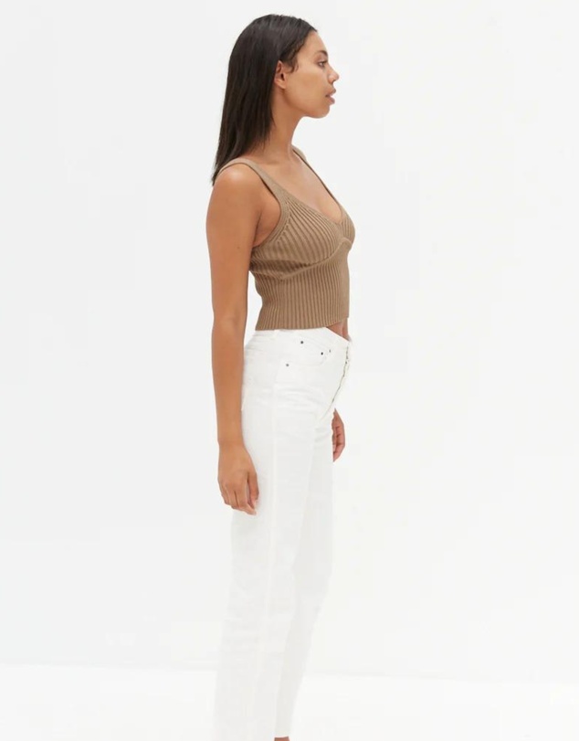 Style Addict - Knit Top - Khaki