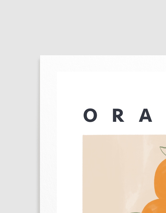 Olive et Oriel - Oranges by Ivy Green Illustrations Art Print