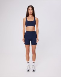 Upstate - Air Sculpt 6inch Bike Short - Midnight Navy