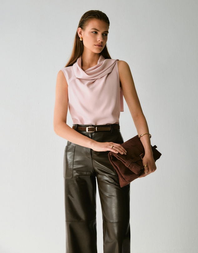 IDA+S - Dowan Drape Neck Top