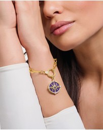 THOMAS SABO - Gold Cosmic Eye Pendant with Colourful Stones