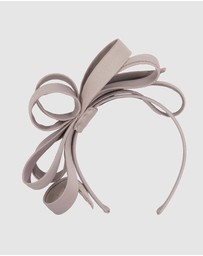 Max Alexander - Large Satin Bow Racing Fascinator