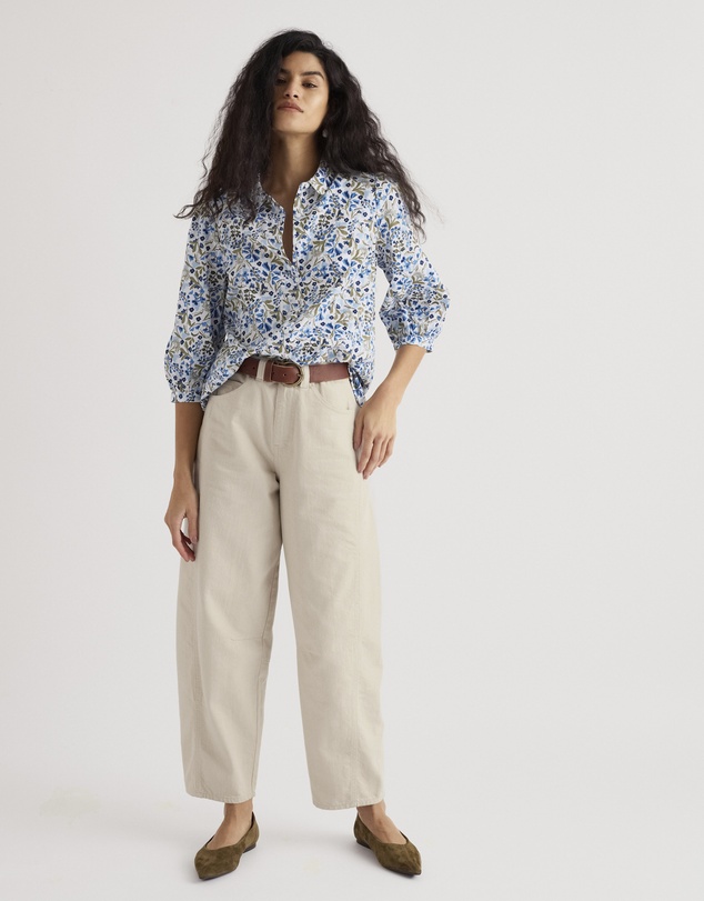 Seasalt - Seasalt Cornwall Blue Hope Cottage Blouse