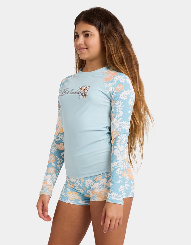 Billabong - Girls 6 to 16 Hibiscus Haze Two Piece Swimsuit