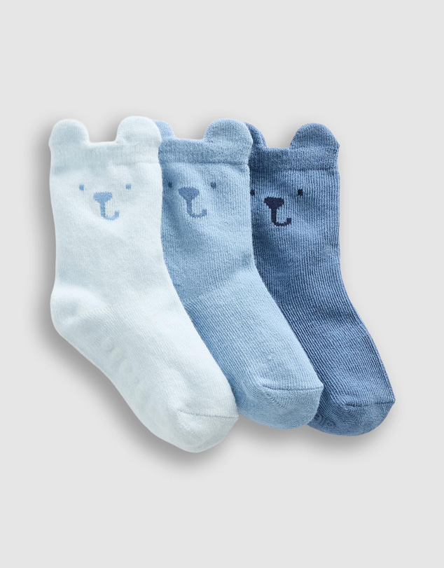 GAP - 3-Pack Brannan Bear Socks - Babies
