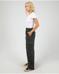 All About Eve - Aae Washed Cargo Trackpant Washed Black