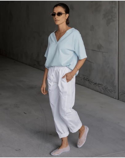 ALEXANDRA - Octus Pants White