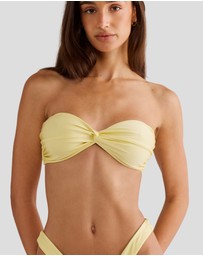 Vacay Swimwear - Positano Top Butter