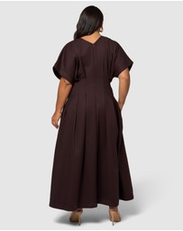 Pink Dusk by Curve Project - Magnetic Pull Maxi Dress