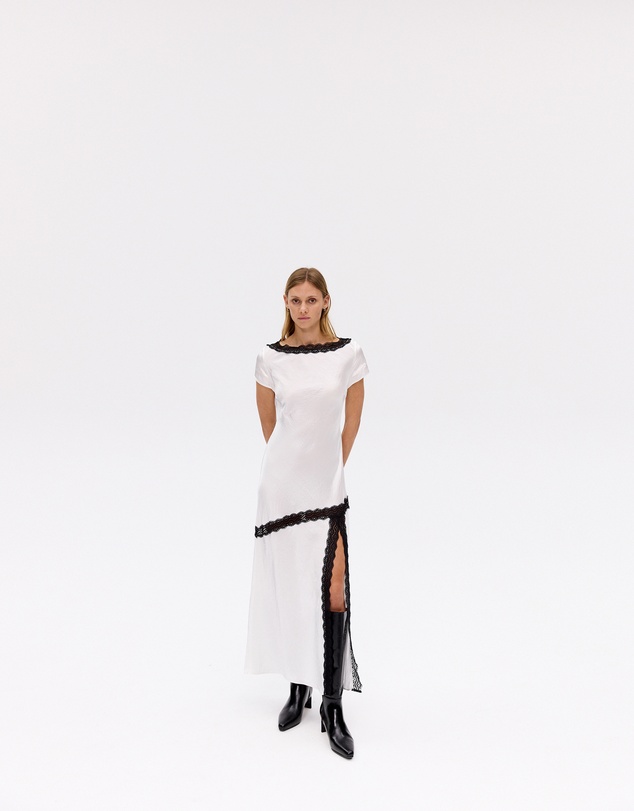 Third Form - Sevin Lace Trim Tee Dress