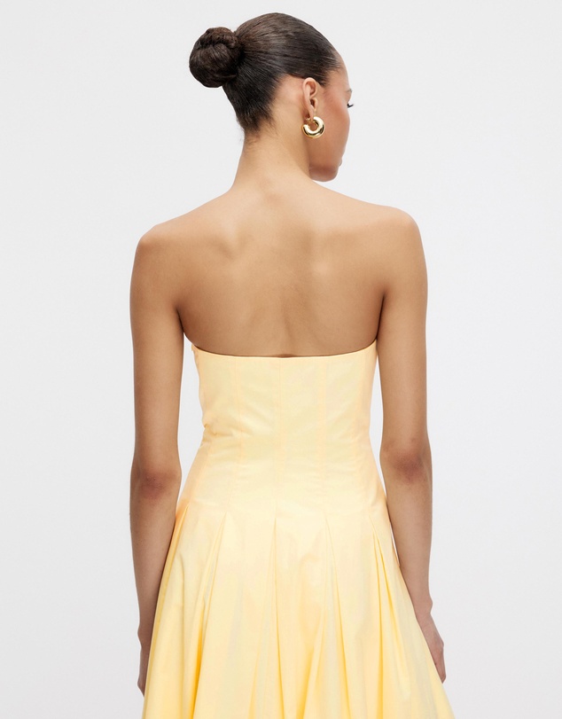 Minima Esenciales - Sableen Pleated Maxi Dress