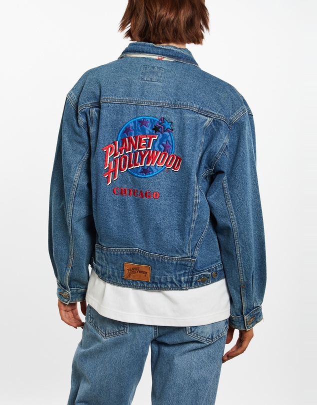 Vintage by The Real Deal - Pre Loved - Vintage Planet Hollywood Denim Jacket