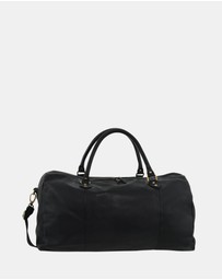 Pierre Cardin - Pierre Cardin Smooth Leather Overnight Bag