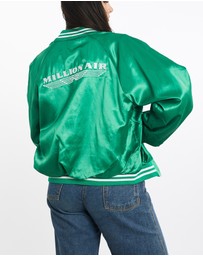 Vintage by The Real Deal - Pre Loved - Vintage 90s Million Air Satin Bomber Jacket