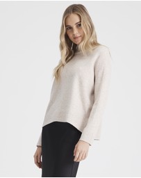 Everly Collective - Denver Mock Knit Sweater
