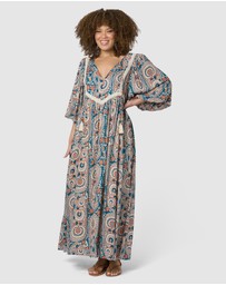 The Poetic Gypsy - Aqua Breeze Maxi Dress