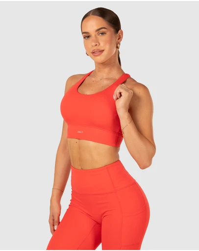 UNIT - UNIT Ladies Energy Strap Activewear Sports Bra