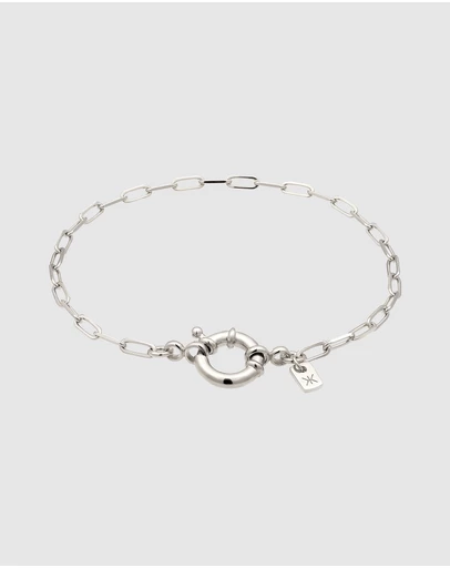 Kuzzoi - ICONIC EXCLUSIVE - Bracelet Male Long Link Chain 925 Sterling Silver