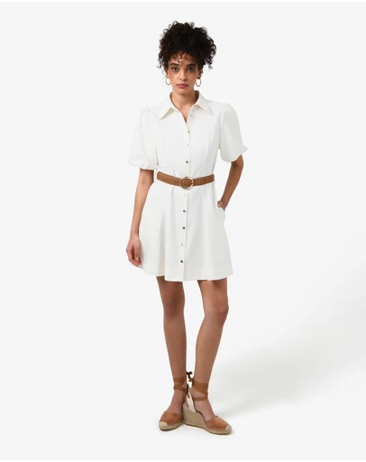 Forcast - Amera Utility Mini Belt Dress