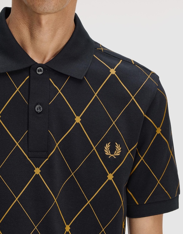 Fred Perry - Argyle Print Fred Perry Shirt