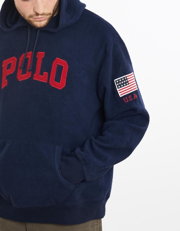Vintage by The Real Deal - Pre Loved - Vintage Polo Ralph Lauren Hooded Fleece Sweatshirt