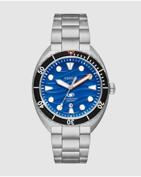 Fossil - Breaker Silver Analogue Watch