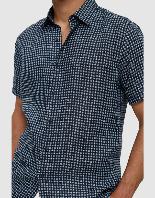 Trenery - Mesa Linen Short Sleeve Shirt
