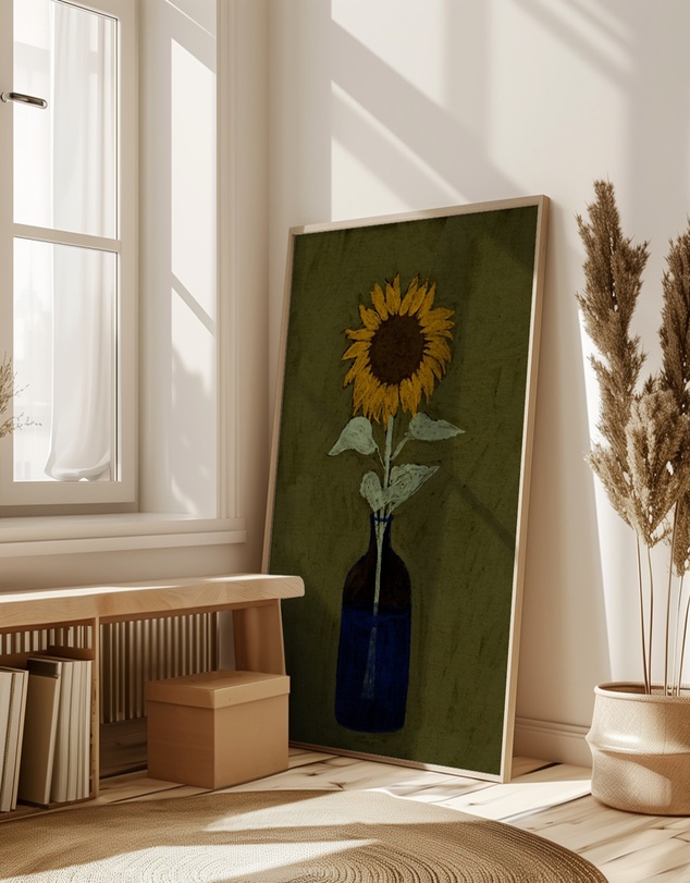 Olive et Oriel - Radiant View by Shatha Al Dafai Art Print