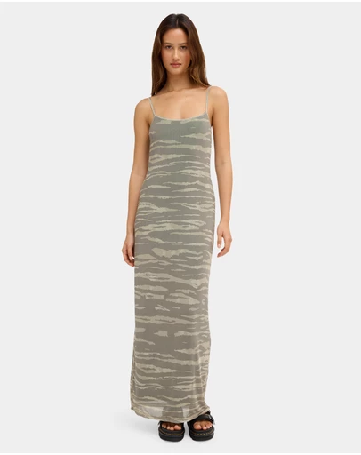 Volcom - Womens Wicked Lightning Maxi Slip Dress