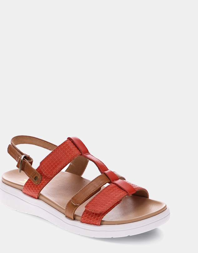 Mia Vita - Bryn Adjustable Sandal - Rose Multi