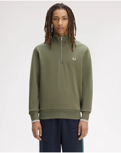 Fred Perry - Half Zip Sweatshirt