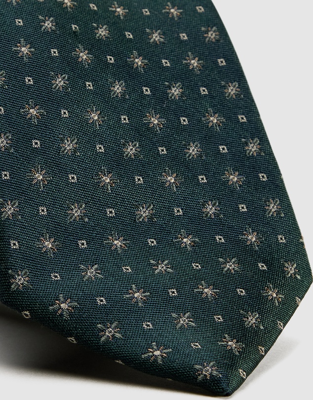 Politix - Geo Jacquard Silk Tie