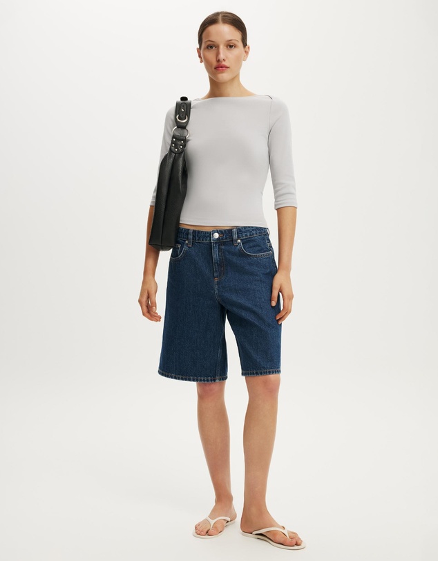 Cotton On - Baggy Denim Short