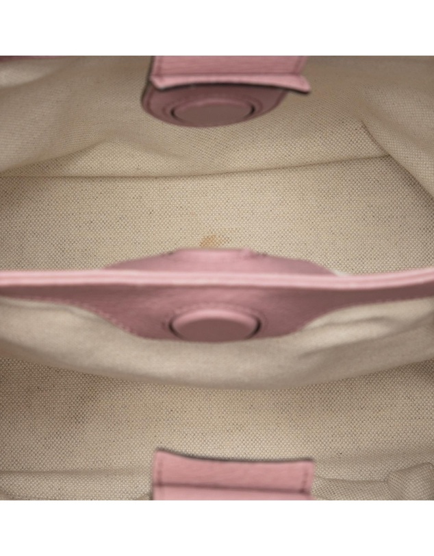 Pre-Loved by Azura Reborn - Pre-Loved Small Calfskin Bamboo Shopper Satchel