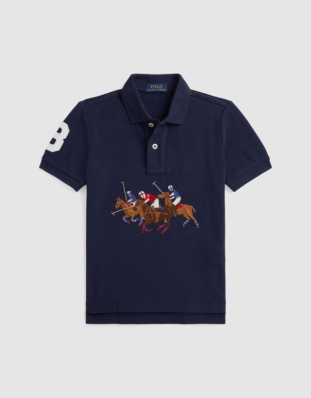 Polo Ralph Lauren - Triple-Pony Cotton Polo Shirt - Kids