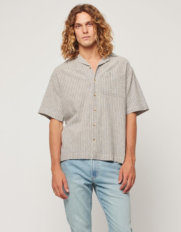 Rolla's - Earth Stripe Bowler Shirt