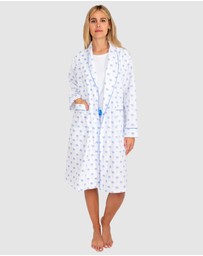 Sant And Abel - Women's Blue Palm Tree Robe