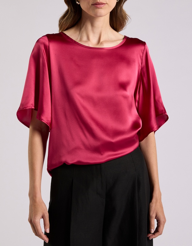 David Lawrence - Amora Silk Mix Top