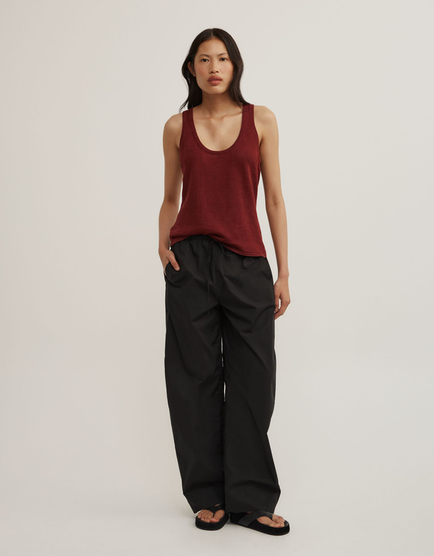 Witchery - Linen Scoop Knit Tank