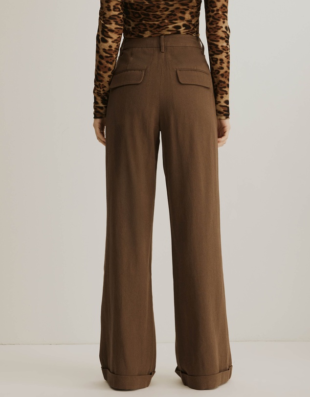 Atmos&Here - Charlie Twill Turn Hem Pants