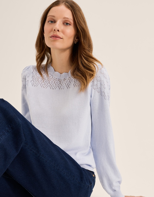 Review - Violet Knit Top