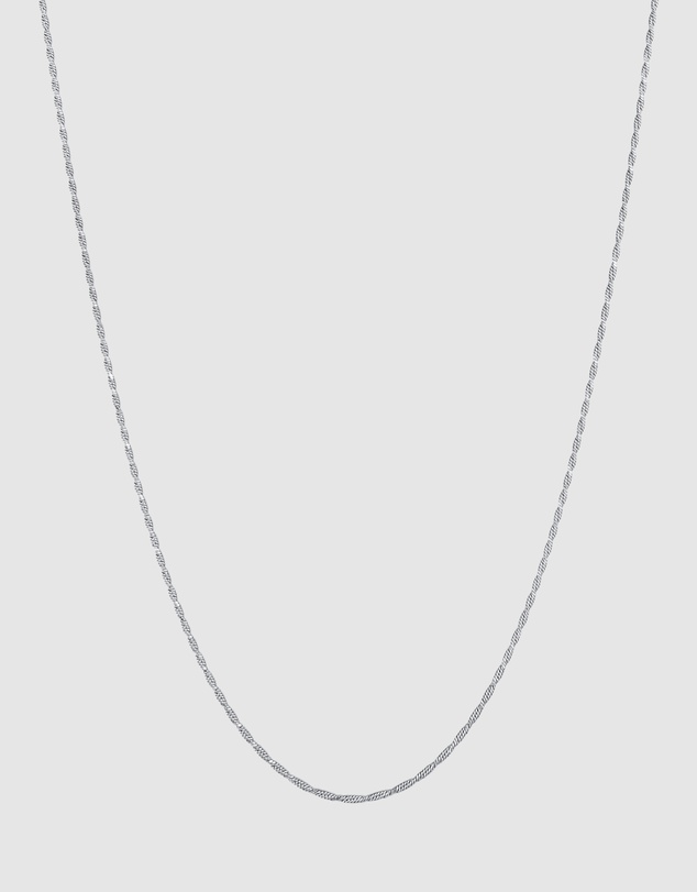 Kuzzoi - ICONIC EXCLUSIVE - Classic Rope Chain Necklace in 925 Sterling Silver