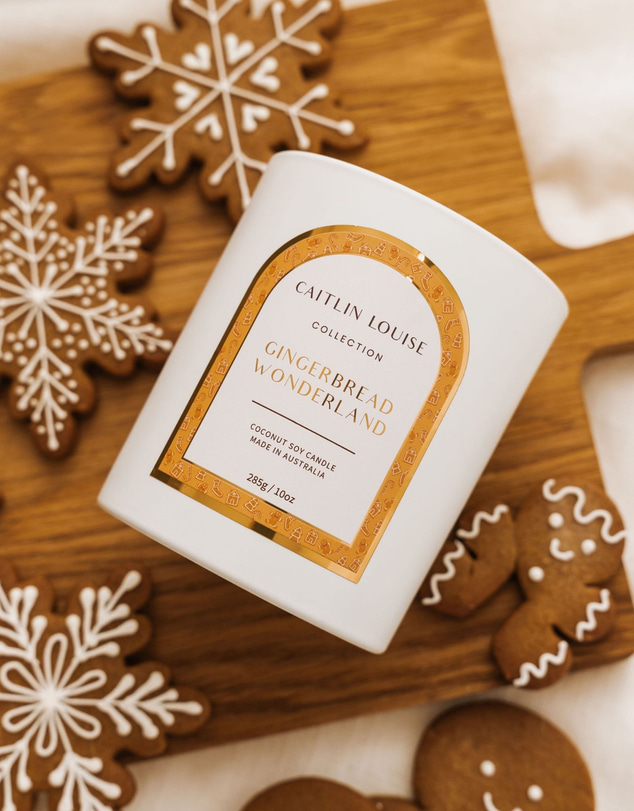 Caitlin Louise Collection - Gingerbread Wonderland Christmas Candle
