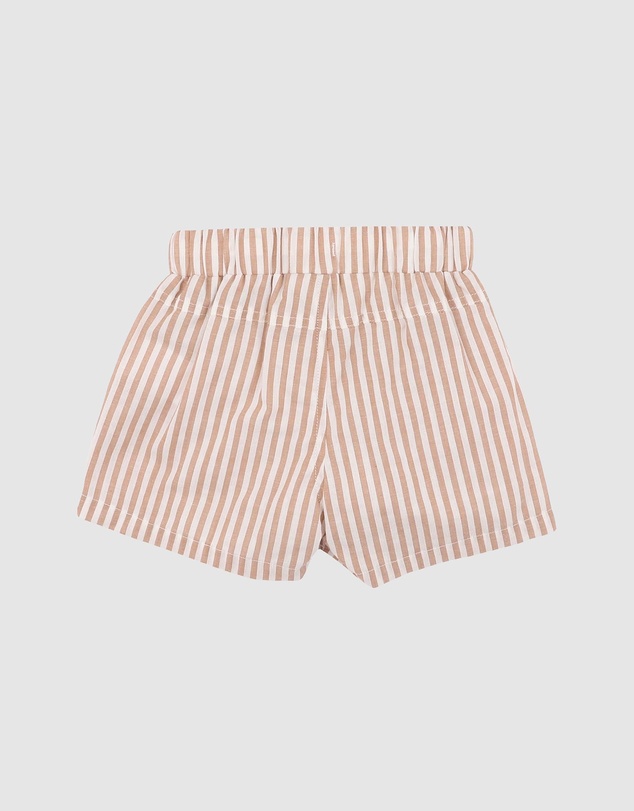 Bebe by Minihaha - Brady Stripe Woven Shorts - Babies